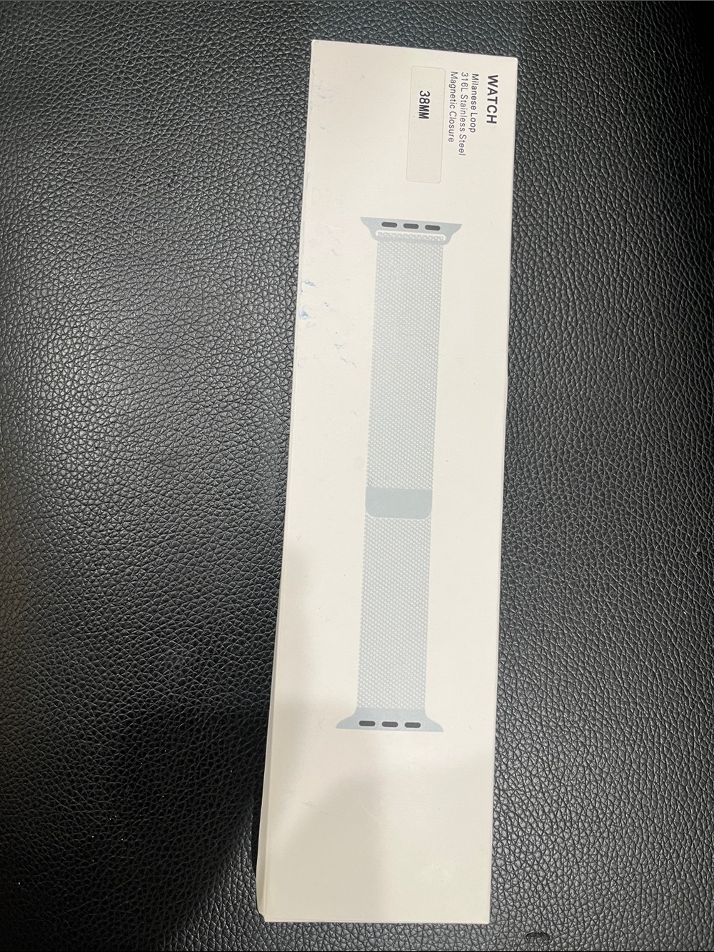 Apple Watch Stainless Steel Milanese Loop Band - White